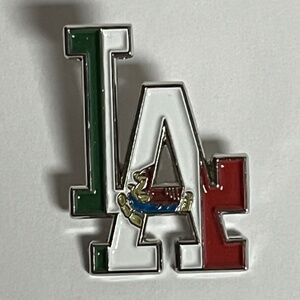 LA Dodgers Mexican Flag Hat Pin Pins Streetwear Hats Bag Baseball Fitted New Era